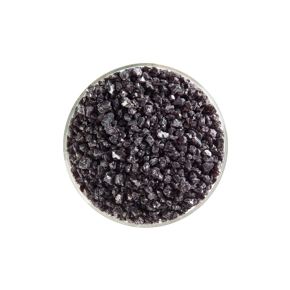 Bullseye Frit - Dark Rose Brown - Coarse - 450g - Transparent