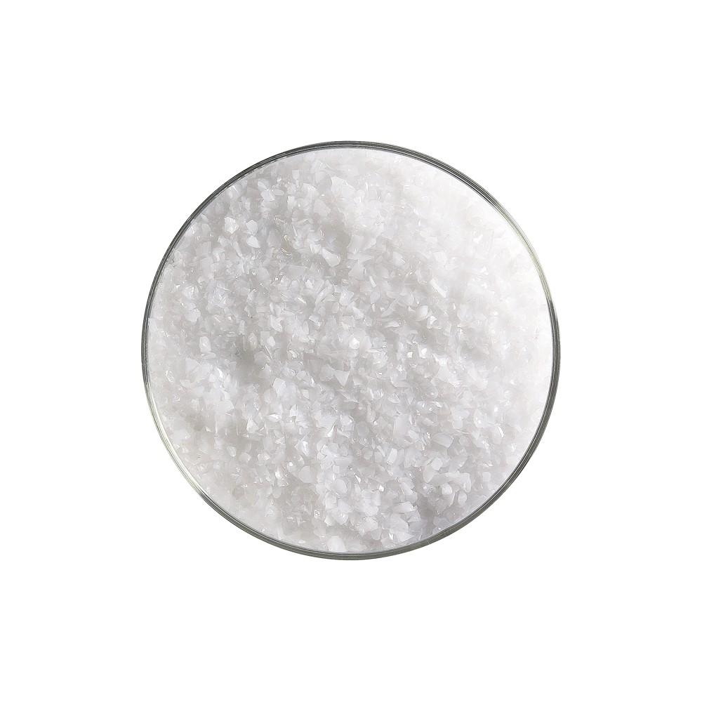 Bullseye Frit - Opaque White - Medium - 2.25kg - Opalescent