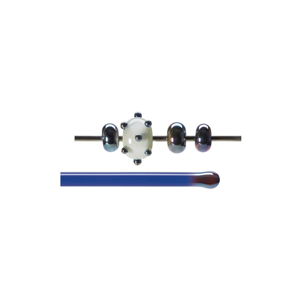 Bullseye Rods - Blue Lustre - 4-6mm - Transparent