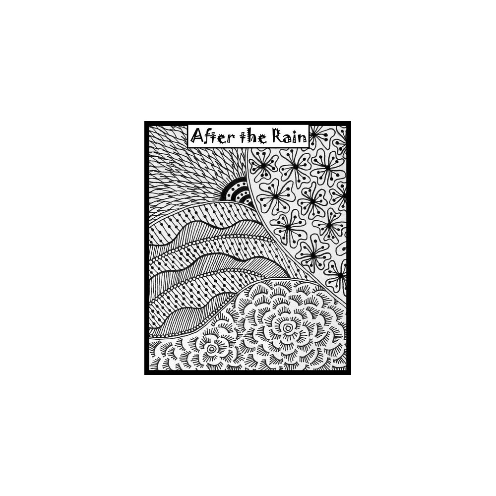 Rubber Stamp Mat - After the Rain - 10x12.5cm