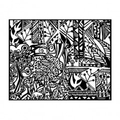 Rubber Stamp Mat - Magic Mushroom - 10x12.5cm
