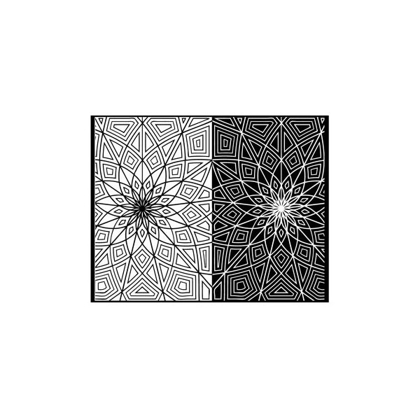 Rubber Stamp Mat - Starburst - 10x12.5cm
