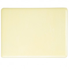 Bullseye Cream - Opalescent - 3mm - Fusible Glass Sheets