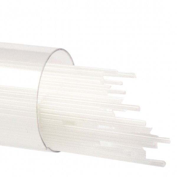 Bullseye Stringer - Opaque White - 0.5mm - 180g - Opalescent