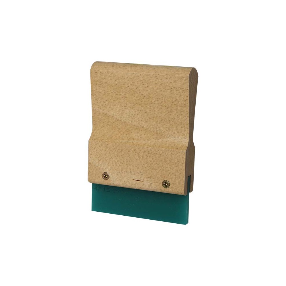 Wood Squeegee Handle & Blade - 10cm