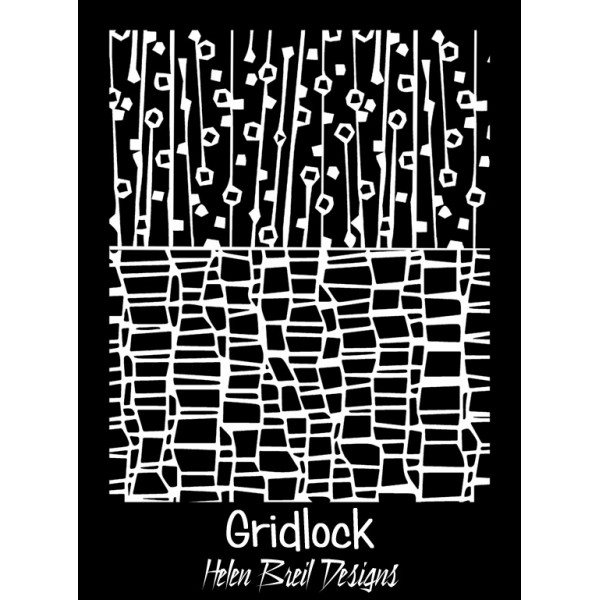 Rubber Stamp Mat - Gridlock - 10x12.5cm