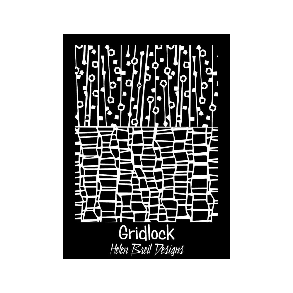 Rubber Stamp Mat - Gridlock - 10x12.5cm