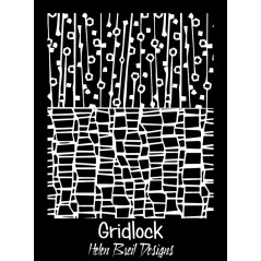 Rubber Stamp Mat - Gridlock - 10x12.5cm