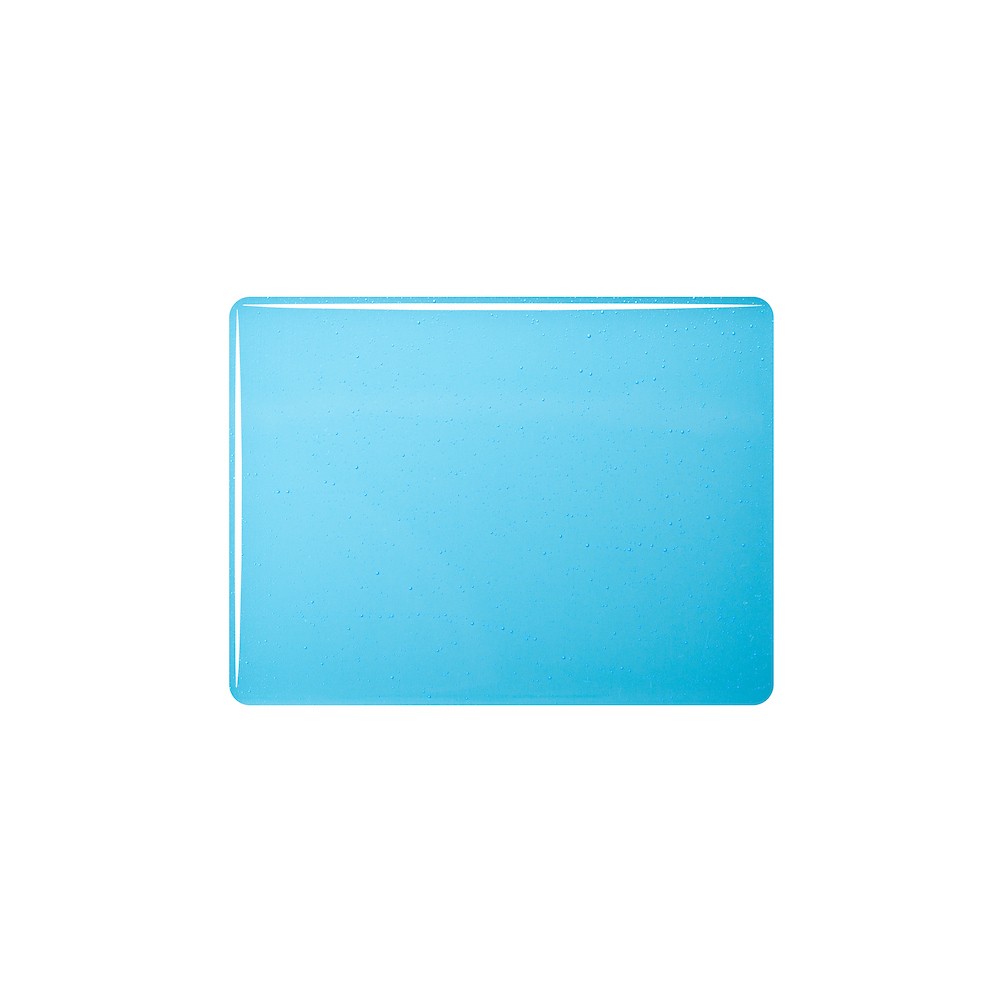Bullseye Turquoise Blue Tint - Transparent - 3mm - Fusible Glass Sheets