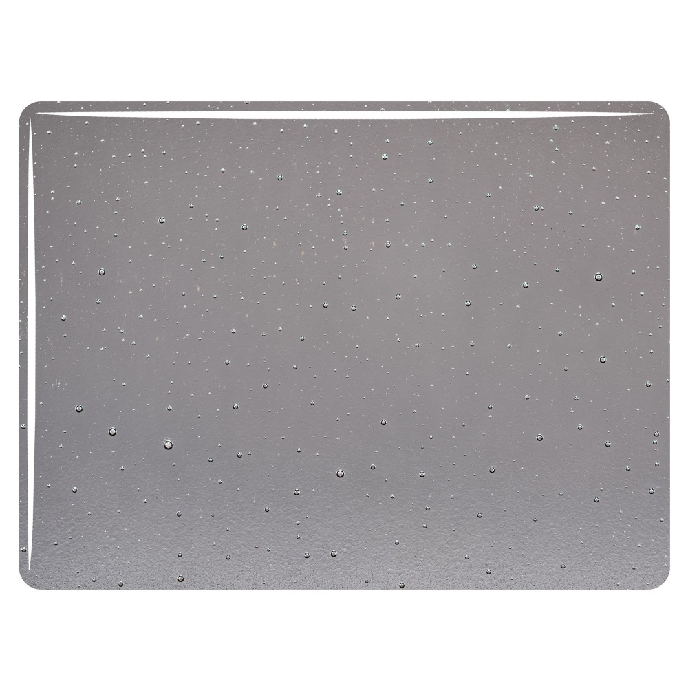 Bullseye Pewter - Transparent - 3mm - Fusible Glass Sheets