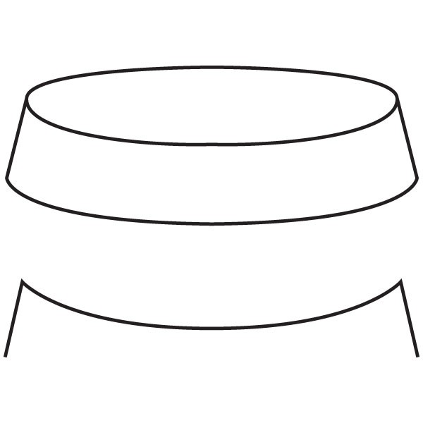 Round Slumper - 19.1x2.5cm - Fusing Mould