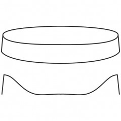 Bowl - 39.5x6.2cm - Fusing Mould