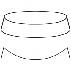 Spherical Bowl - 24x5cm - Fusing Mould