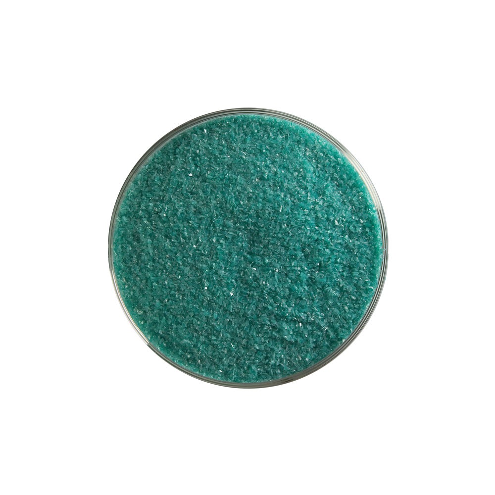 Bullseye Frit - Teal Green - Fine - 2.25kg - Opalescent