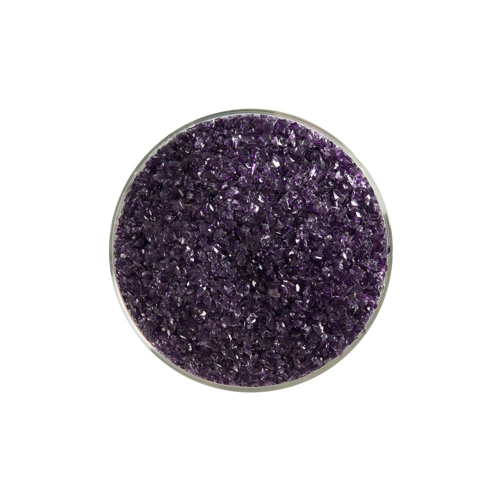 Bullseye Frit - Deep Royal Purple - Medium - 2.25kg - Transparent