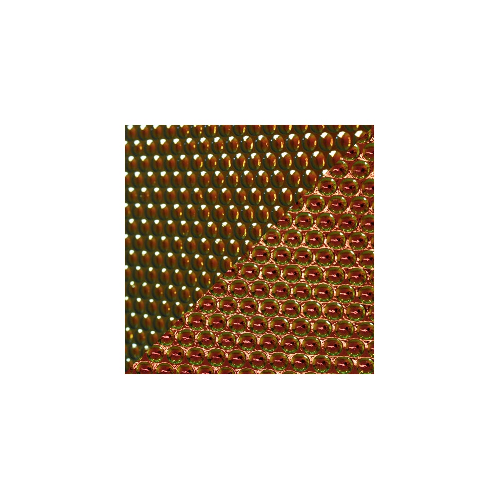 Dichroic - Cyan/Copper - Radium - On Black - 3mm