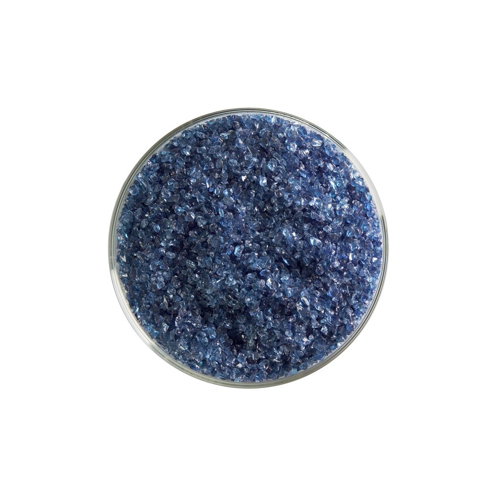 Bullseye Frit - Steel Blue - Medium - 2.25kg - Transparent
