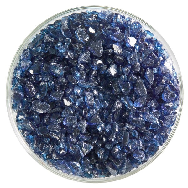 Bullseye Frit - Steel Blue - Coarse - 2.25kg - Transparent