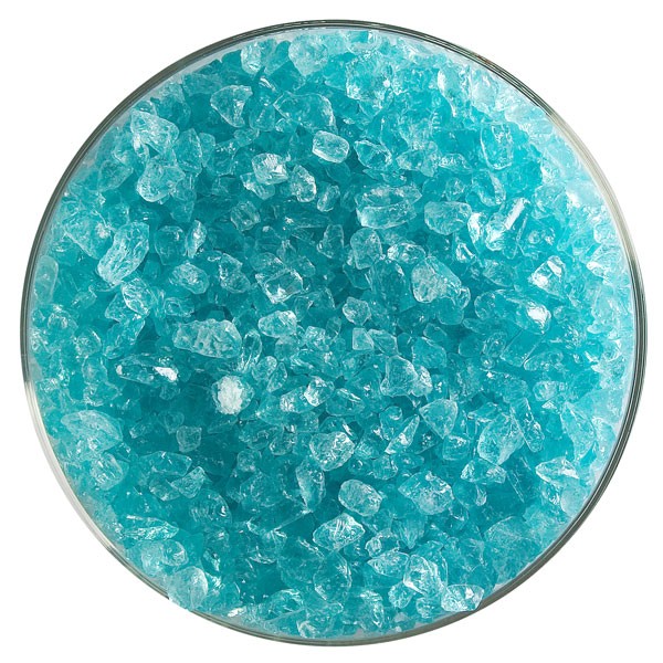 Bullseye Frit - Aqua Blue Tint - Coarse - 2.25kg - Transparent