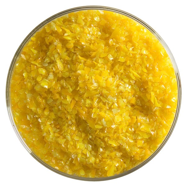 Bullseye Frit - Marigold Yellow - Medium - 2.25kg - Opalescent