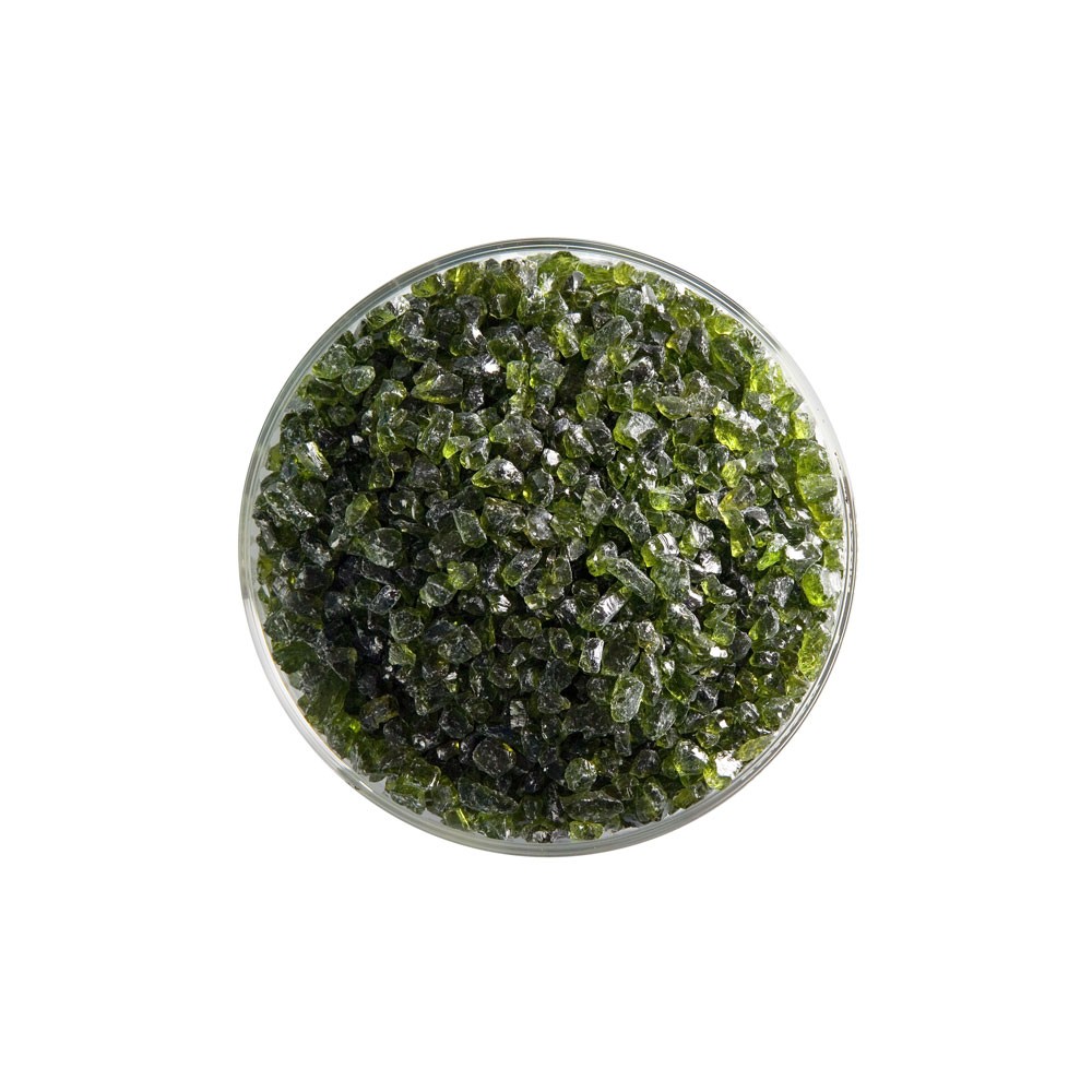 Bullseye Frit - Pine Green - Coarse - 2.25kg - Transparent