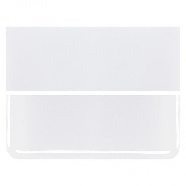 Bullseye Lacy White - Opalescent - 2mm - Thin Rolled - Fusible Glass Sheets            