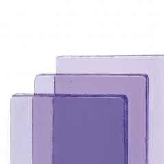 Bullseye Billets - Purple Blue Tint - Transparent        