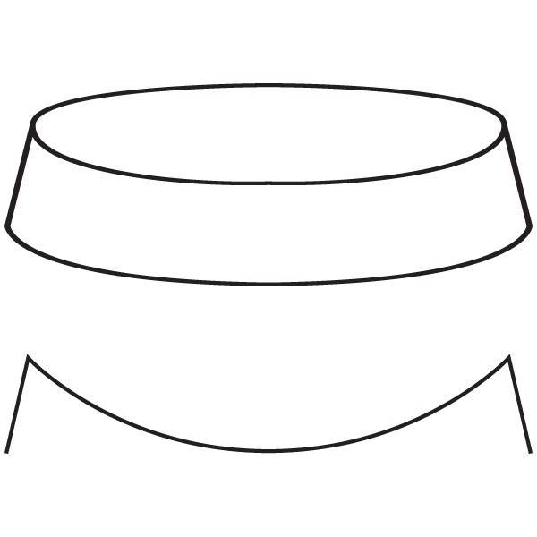 Spherical Bowl - 19.9x3cm - Fusing Mould