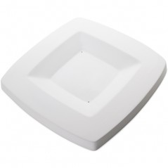 Round Edge Square Platter - 36.5x36.5x2.9cm - Base: 23x23cm - Fusing Mould
