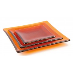 Sloped Square Plate - 17.8x17.7x2cm - Fusing Mould