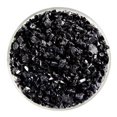 Bullseye Frit - Stiff Black - Coarse - 2.25kg - Opalescent