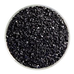 Bullseye Frit - Stiff Black - Medium - 450g - Opalescent