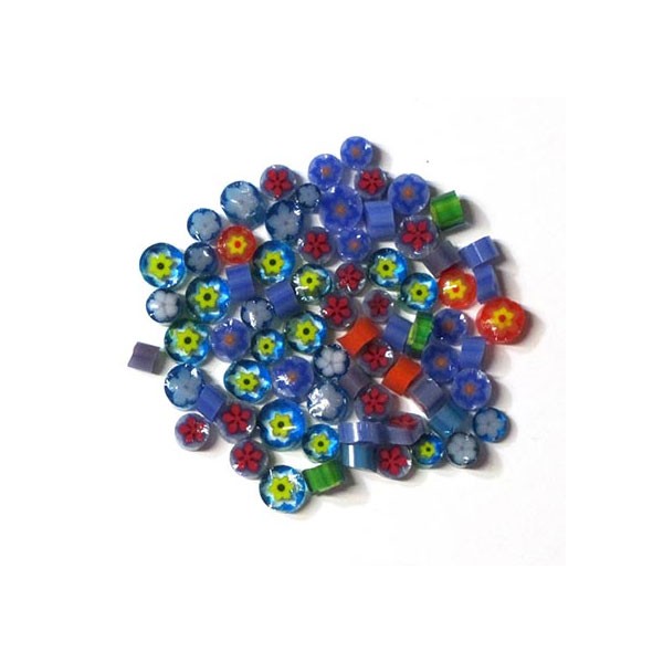 Bullseye Murrine - Floral Mix